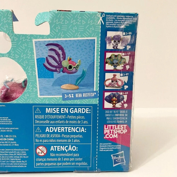 Littlest Pet Shop LPS Pets Reba Rosyfish Series 3 Damaged Box - Picture 8 of 16
